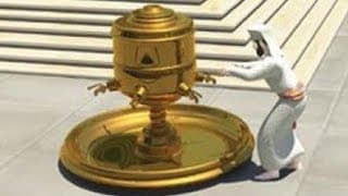 O Lavabo feito dos espelhos